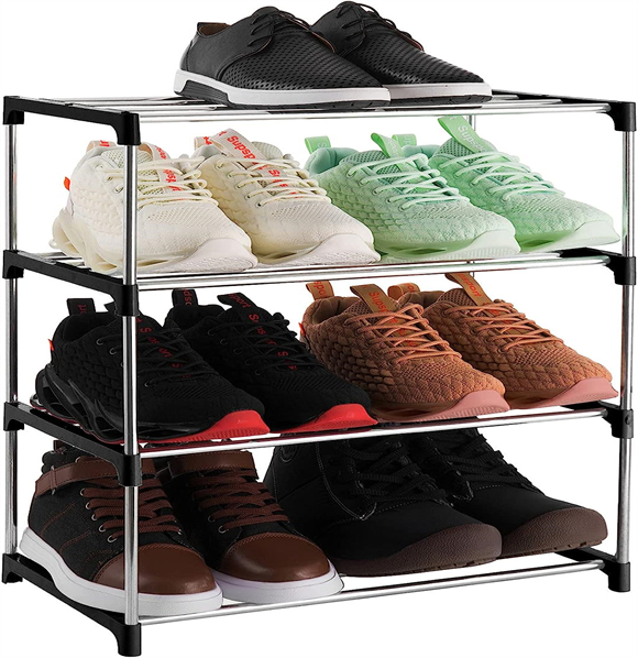Shoe rack without cover